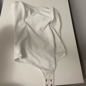 Dynamite white tube top body suit